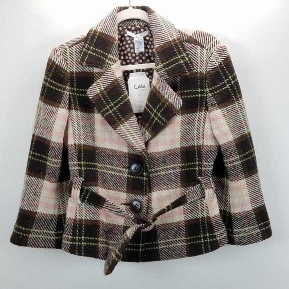 cabi plaid jacket